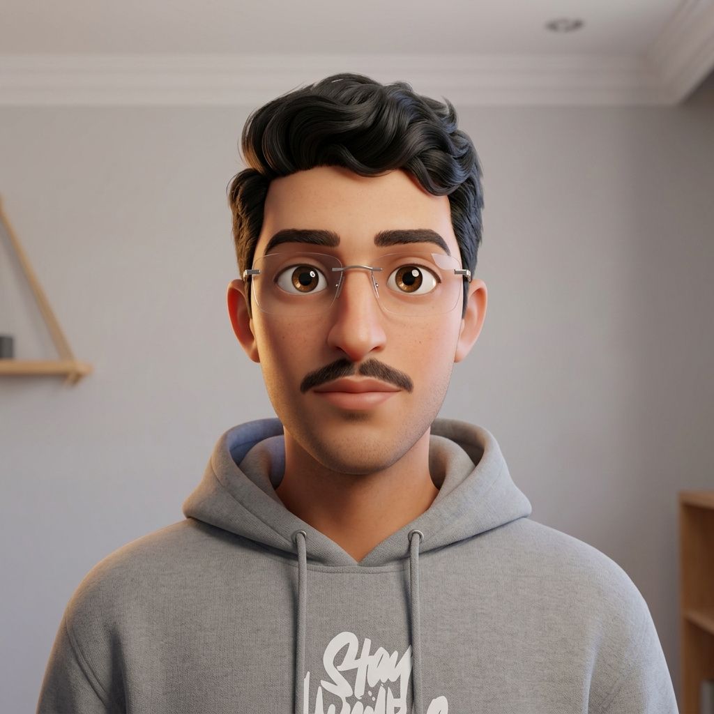 3D Cartoon AI headshot example