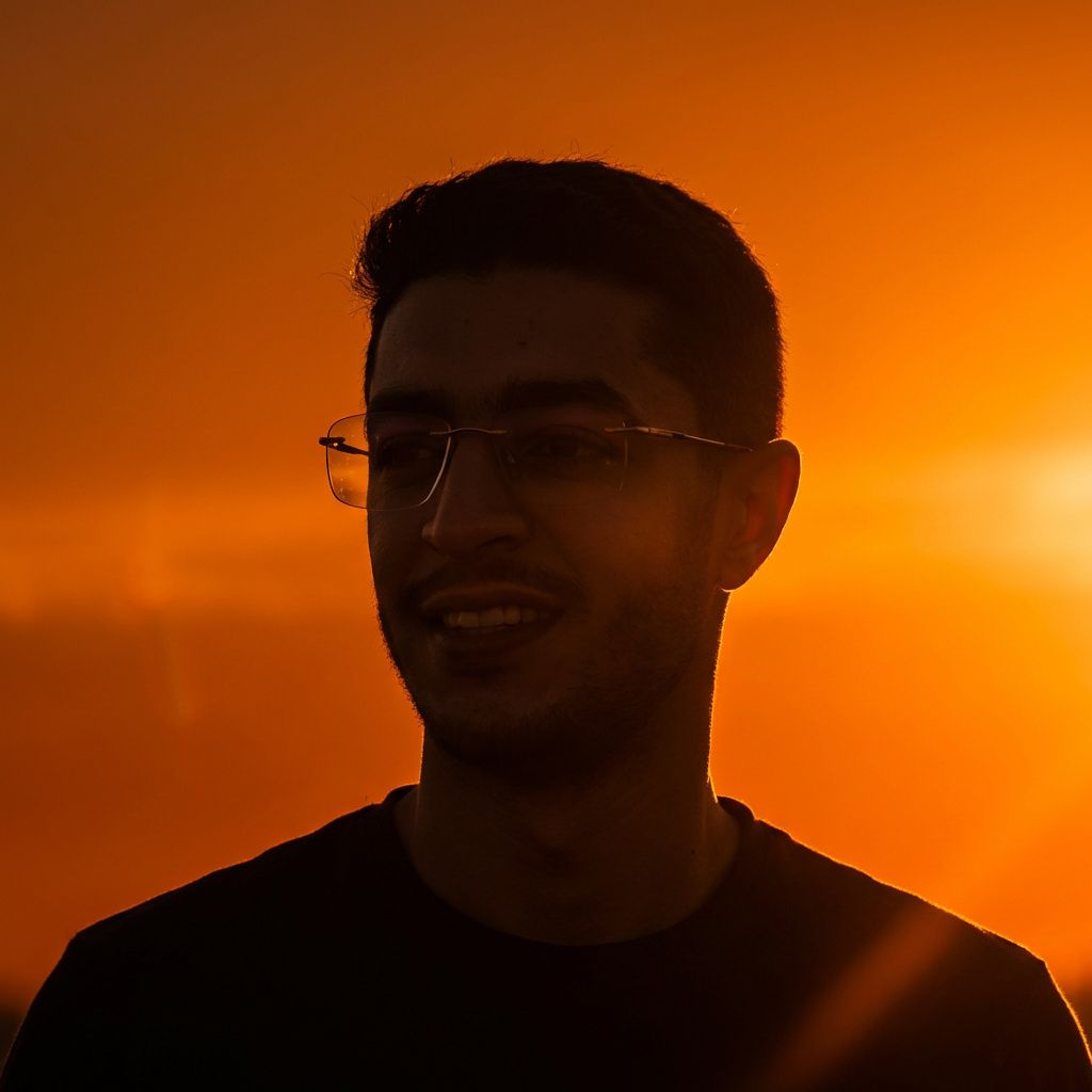 Sunset Silhouette AI headshot example