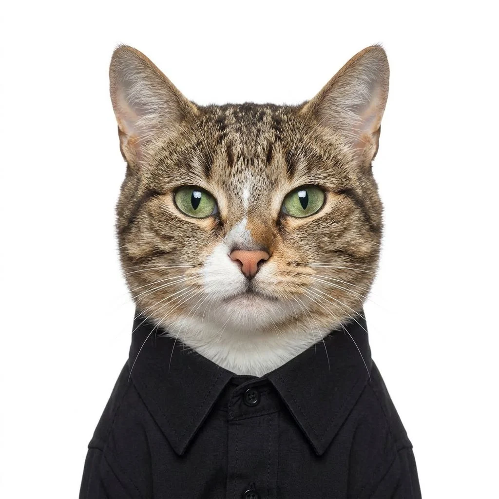 Biometric ID — Studio Cat subject