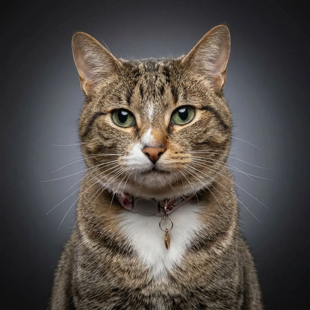 Gradient Studio — Studio Cat subject