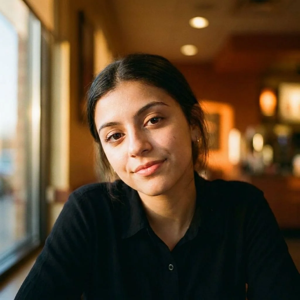 Warm Cinematic — Studio Girl subject